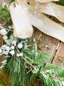 How to Make a Homemade Natural Christmas Wreath - The Duvall Homestead