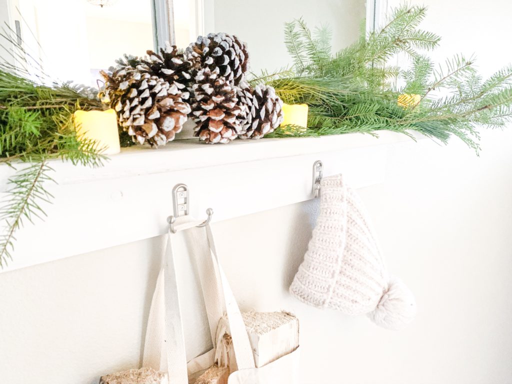 farmhouse entryway simple christmas decor scandinavian christmas ideas farmhouse christmas decor