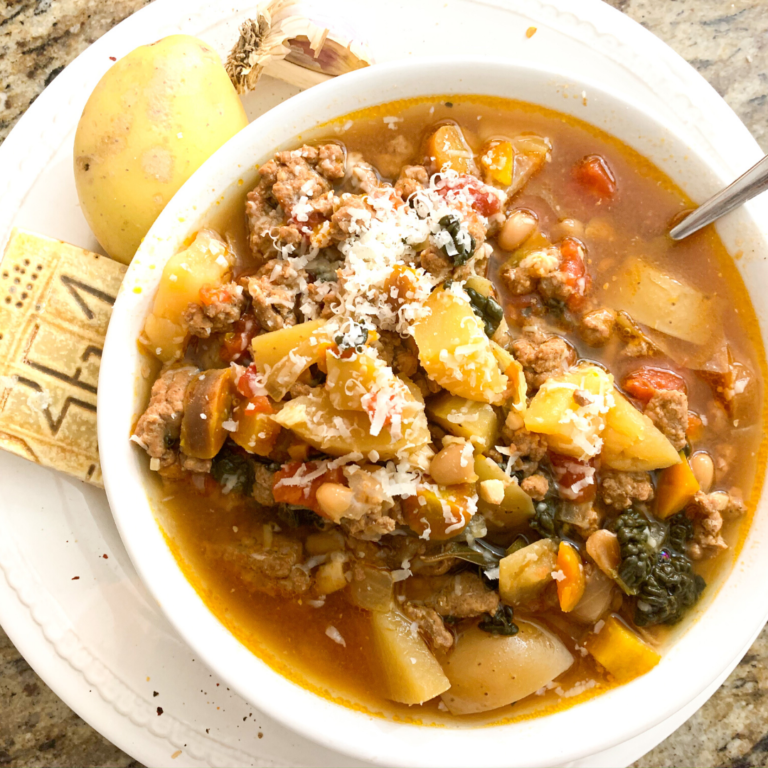 Instant Pot Sausage Soup with Bone Broth The Duvall Homestead