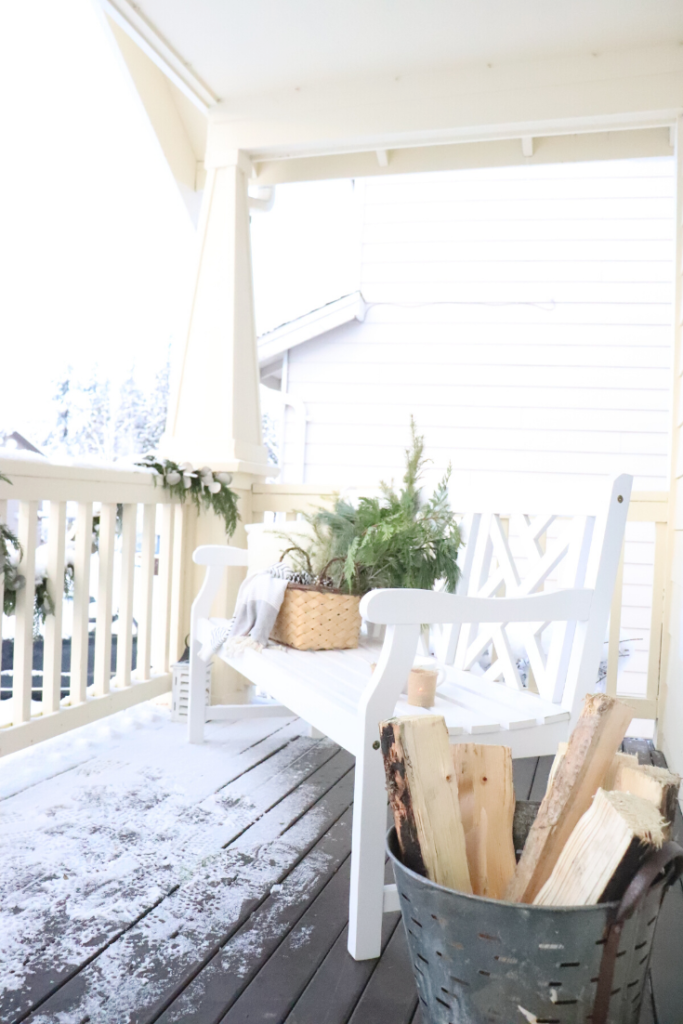 simple front porch ideas for the winter