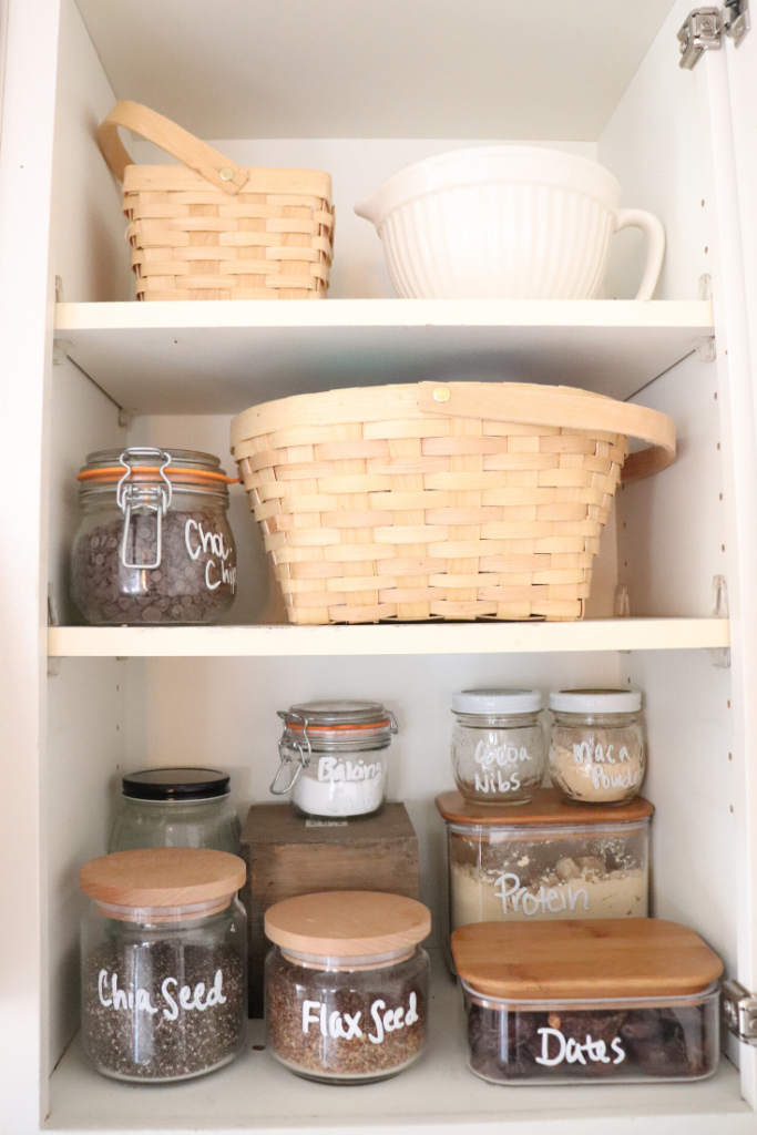 Easy, Organized Baking and Spice Cabinet - Kelley Nan