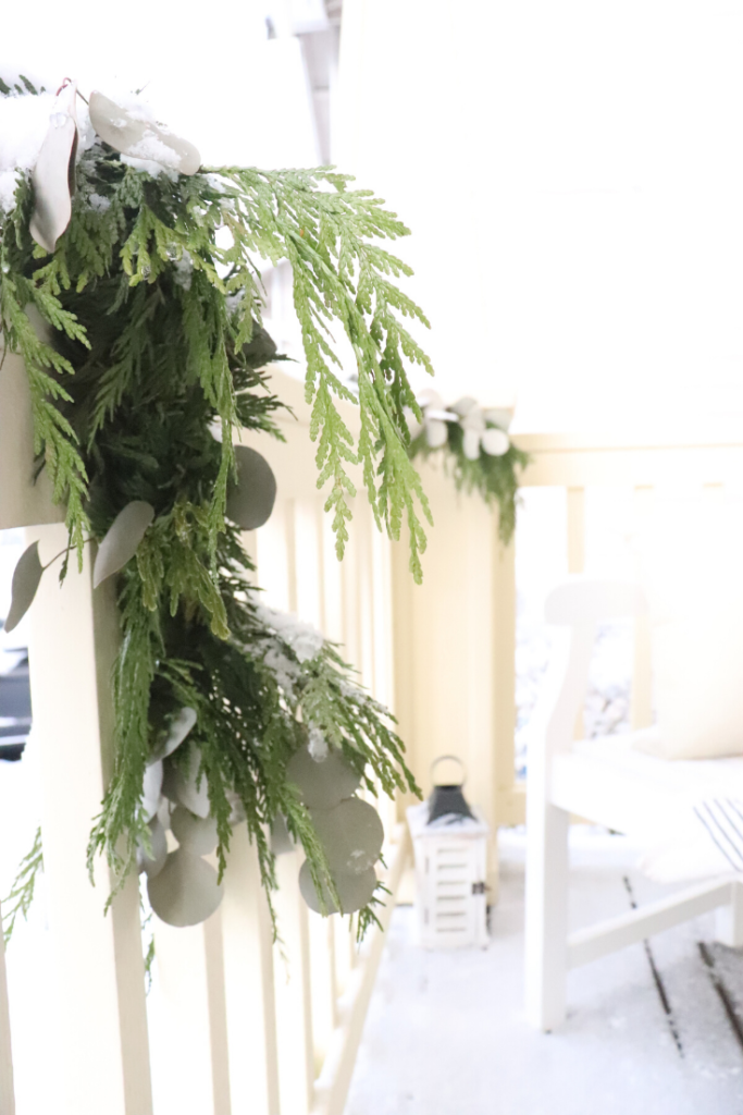 pine and eucalyptus garland