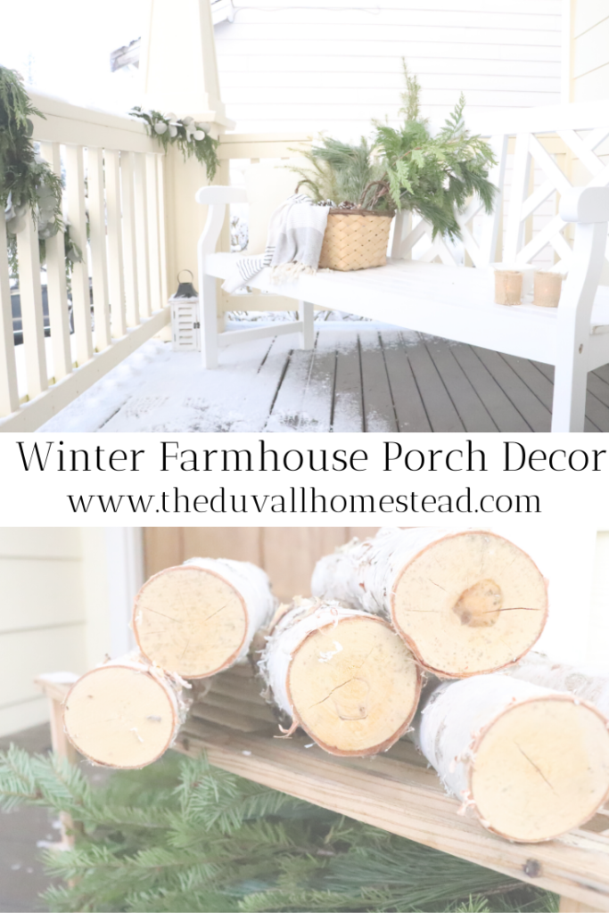 How to Decorate the Porch for Winter | Mountain Farmhouse Home Décor | Simple Farmhouse Winter Front Porch Ideas

#farmhouse #winterfrontporch #howtodecorateforwinter #winterporchideas #homestead #homesteading #cultivatingahomestead #frontporch #simplewinterdecorideas #decorthatspeakslife #homemade #porchideas #farmhouseideas #farmhouseliving 

