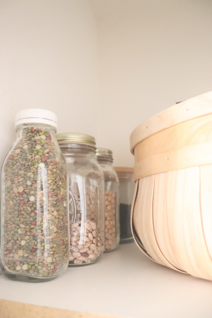 Kitchen Organization: Glass Pantry Jar Counter Storage - Porch