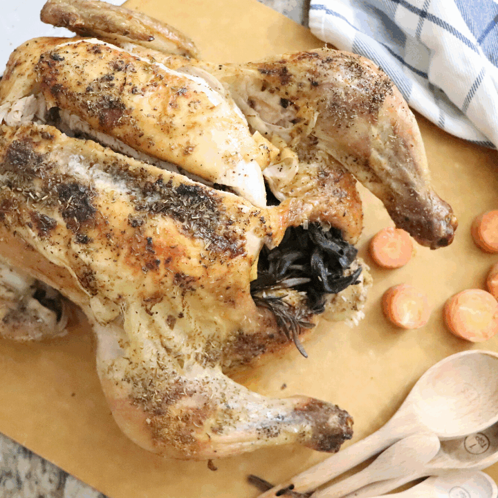 garlic herb roasted chicken
