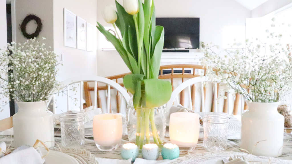 Spring Tablescape Decor Idea for Brunch — 2 Ladies & A Chair