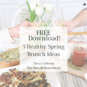 5 Simple Spring Brunch Table Ideas - The Duvall Homestead Decorating