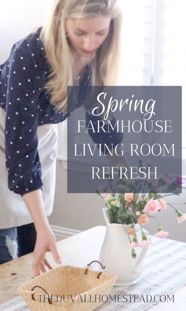 SPRING FARMHOUSE LIVING ROOM TOUR 

Having a cozy, warm, and beautiful living room is important to us because we use this space SO much. Come see how we added spring farmhouse charm to our very simple and homegrown living room. 

#spring #farmhouse #livingroom #refresh #tour #homesweethome #countryliving #homestead #minimal #hygge #hyggehome #homedecor #home #decor #inspiration #ideas #beautiful #natural #simple