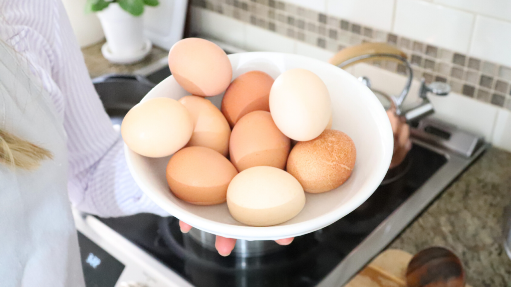 How to Boil Eggs - Our Happy Backyard Farm