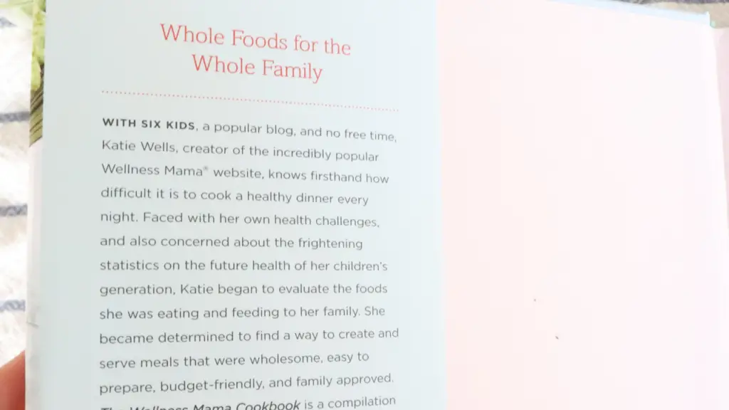 Wellness Mama Cookbook by Katie Wells - healthy recipes cookbook in 2020