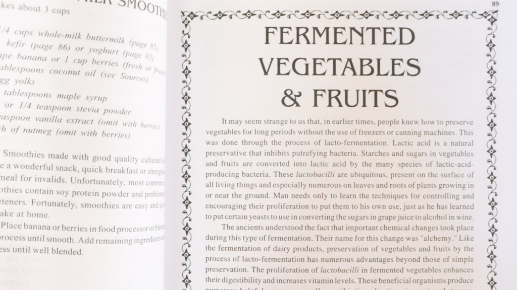 Nourishing Traditions by Sally Fallon - learning how to cook from scratch and become a homesteader in 2020