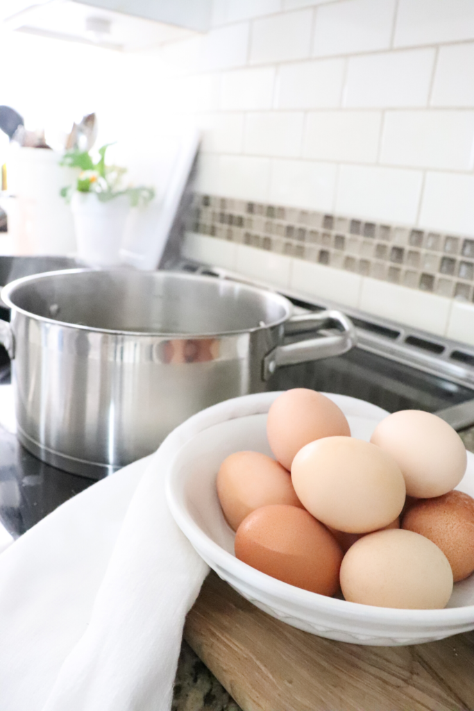 How to Boil Eggs - Our Happy Backyard Farm