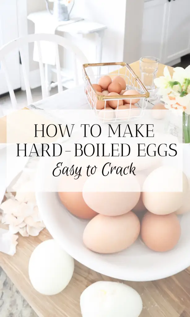 Hard-boiled eggs are an easy and healthy snack or meal on their own. This recipe is so simple and only needs a stovetop pot, water, and eggs. Enjoy with salt or chop it up in your favorite salad. Get crackin!

#eggs #hardboiledeggs #howtomakehardboiledeggs #easy #recipe #hardboiled #easter #breakfast #recipes #healthy #wholesome #meals #kidfriendlybreakfast #saladtopper #stovetop #organic #healthy #snack