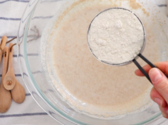 how to make sourdough starter from scratch gut healthy sourdough tutorial easy simple flour and water