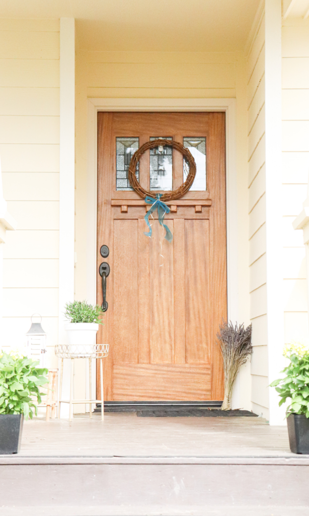 DIY simple farmhouse wreath