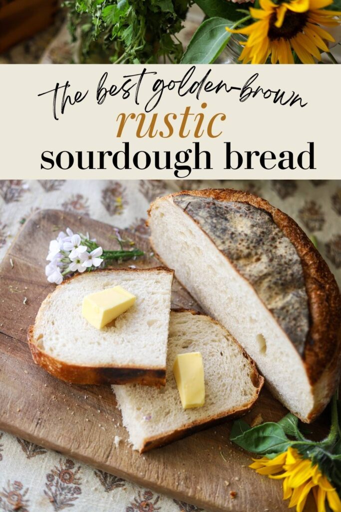 Sourdough bread is a classic boule recipe that is crispy on the outside and soft and chewy on the inside. This sourdough bread recipe using cups is easy to follow and perfect for the beginner sourdough bread maker.