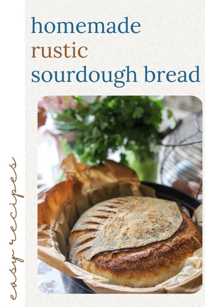 Sourdough bread is a classic boule recipe that is crispy on the outside and soft and chewy on the inside. This sourdough bread recipe using cups is easy to follow and perfect for the beginner sourdough bread maker.