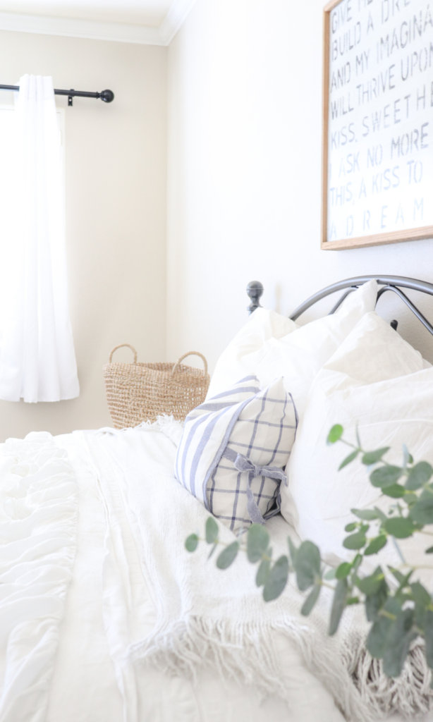 Light and airy bedroom