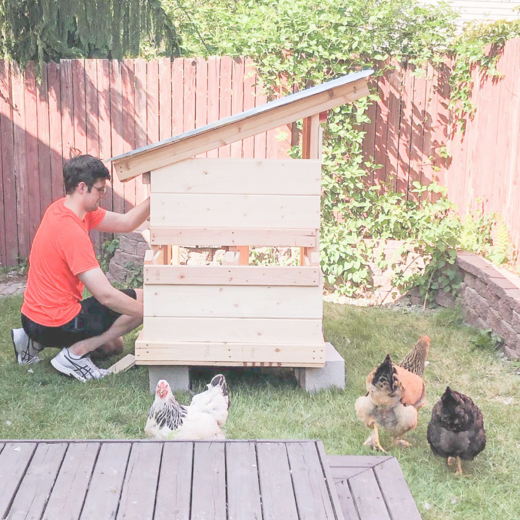 how to build a simple beautiful chicken coop DIY easy small backyard chicken coop