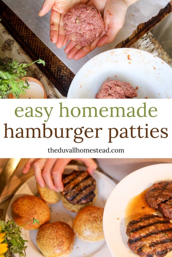 Learn how to make homemade burger patties and sauce with beef, salmon, lamb, or bison. Once you start making homemade burgers you will never go back! Homemade burgers are best for hot summer days or that night in winter when it’s snowing but you’re craving the BBQ. They are easy to make, only take a few ingredients, and make the most delicious and healthy family meal.