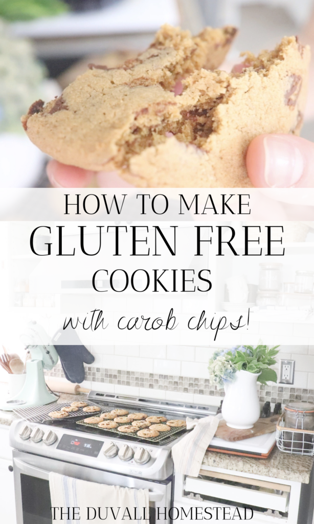 Make these delicious gluten free cookies that are chewy and use carob chips, a healthier version of chocolate with less sugar and zero caffeine. Our go to for all things sweet by healthy!
#carobchips #glutenfree #cookies #fallrecipes #warmcozyrecipes #cozyfallrecipes #glutenfreecookies #cookierecipe #carobchipcookies