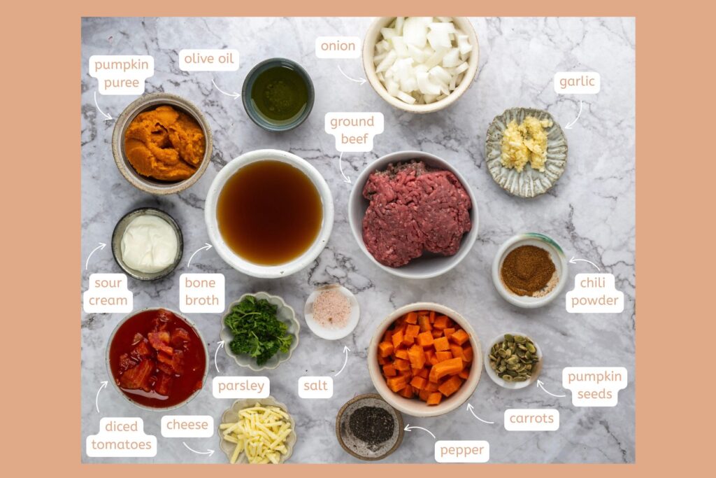 pumpkin chili recipe ingredients