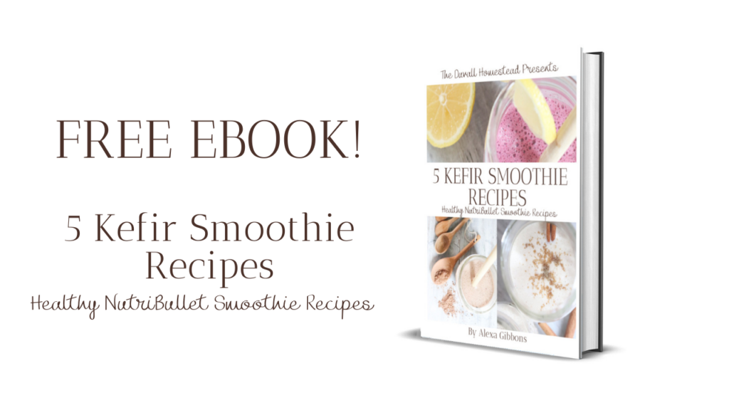 free ebook for kefir smoothie recipes