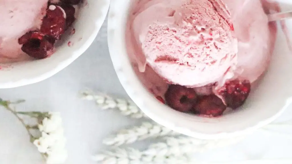All Natural Homemade Raspberry Ice Cream From Scratch Recipe