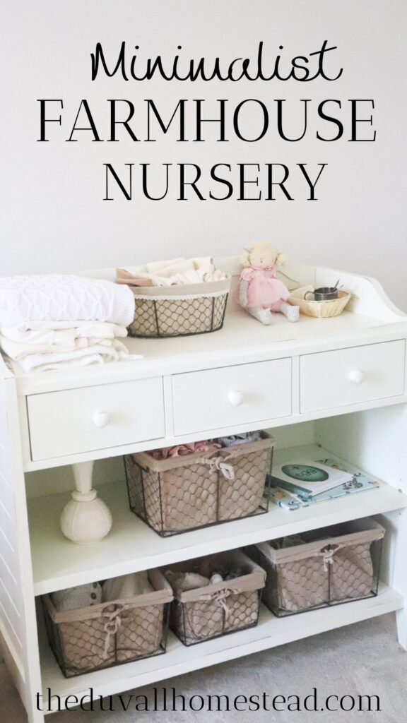 Baby Allison Minimalist Baby Nursery Tour The Duvall Homestead