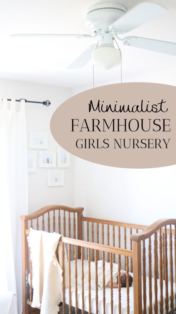 Minimalist nursery 2024