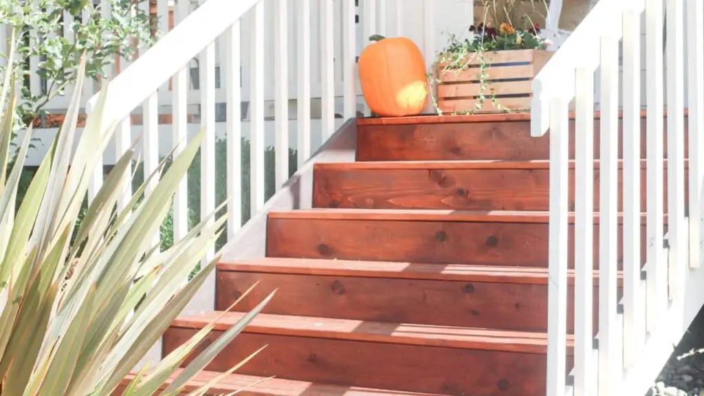 DIY porch steps