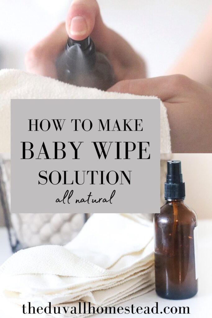 When I was pregnant I started planning our cloth diaper routine. That also meant making homemade baby wipes. Join me as I share how to make homemade baby wipe solution with coconut oil and witch hazel. 

#babywipes #homemade #wipesolution #baby #clothdiapers #diapering #wipes #natural