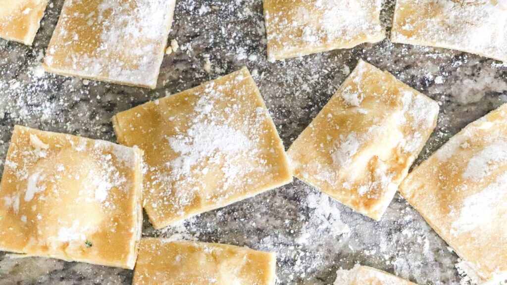 This simple recipe for homemade ravioli without a pasta maker uses einkorn flour and savory butternut squash filling. Perfect for a cool fall evening to enjoy the flavors of fall with the health benefits of einkorn flour. 

#fallrecipes #homemaderavioli #butternutsquash #einkornravioli #einkorn #pasta #nopastamaker #withoutamold