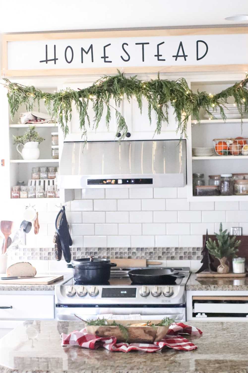 A Natural Farmhouse Christmas Home Tour - The Duvall Homestead