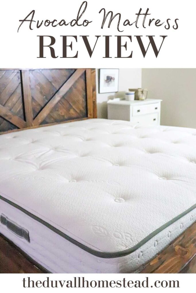 All about the Avocado Mattress and my Review - The Duvall Homestead