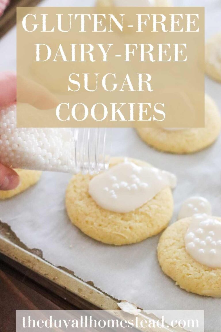 Gluten Free Dairy Free Sugar Cookies The Duvall Homestead