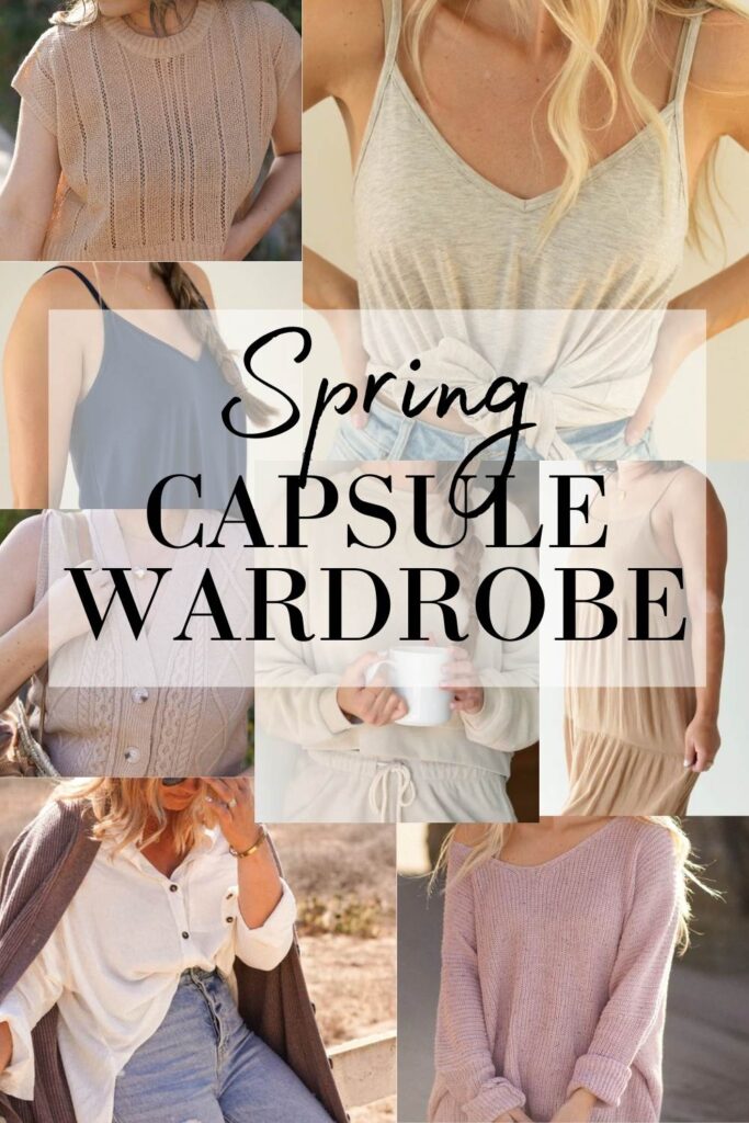 In this spring capsule wardrobe 2022, I wanted to find flattering clothes that were cozy, casual, and cute for spring. 

#spring #capsule #wardrobe #springclothing #clothes #clothingideas #capsulewardrobe #springwardrobe