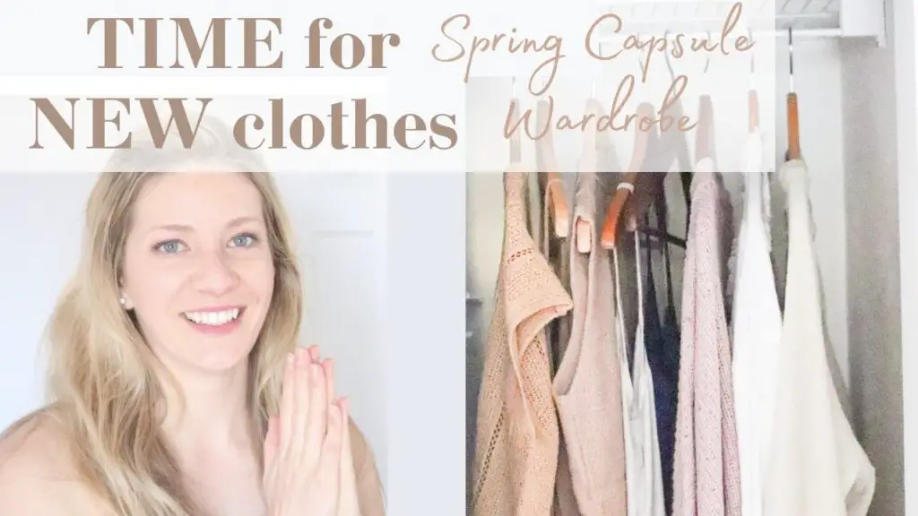 In this spring capsule wardrobe 2022, I wanted to find flattering clothes that were cozy, casual, and cute for spring. 