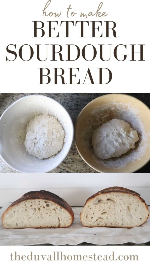 https://theduvallhomestead.com/wp-content/uploads/2022/05/PT2-how-to-make-better-sourdough-bread-sourdough-baking-tips-sourdough-starter-tips-how-to-make-bread-rise-fluffy-bubbly-bread-troubleshooting-576x1024.jpg