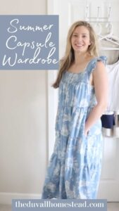 Summer Capsule Wardrobe 2022 - The Duvall Homestead