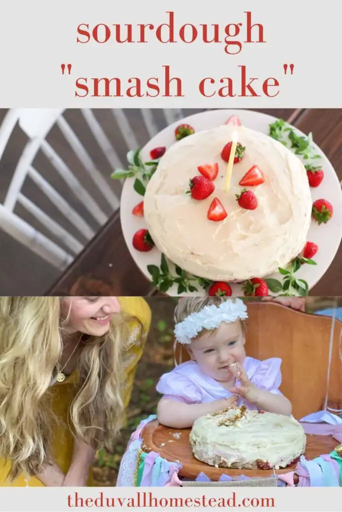 This sourdough strawberry smash cake is made with strawberry filling and cream cheese frosting. Sweetened with coconut sugar and maple syrup, I made this delicious and healthy cake for my 1 year old's birthday "smash cake".

#sourdoughbirthdaycake #sourdoughcake #strawberryfilling #creamcheesefrosting #sourdough #cake #smashcake #healthycake 