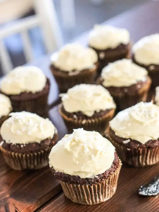 Sourdough Chocolate Cupcakes with Buttercream Frosting