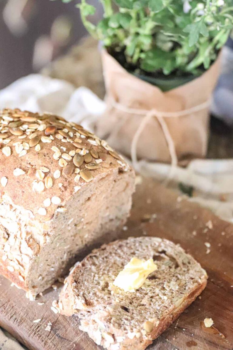 100 Whole Wheat Seeded Sourdough Sandwich Bread The Duvall Homestead