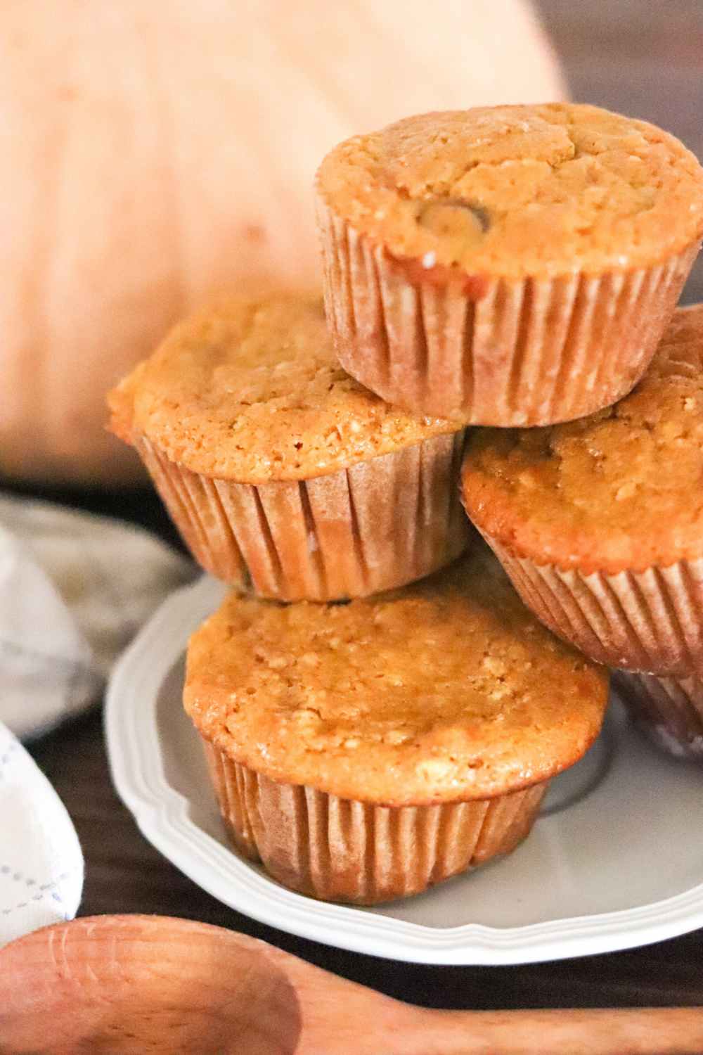 pumpkin muffins with einkorn flour