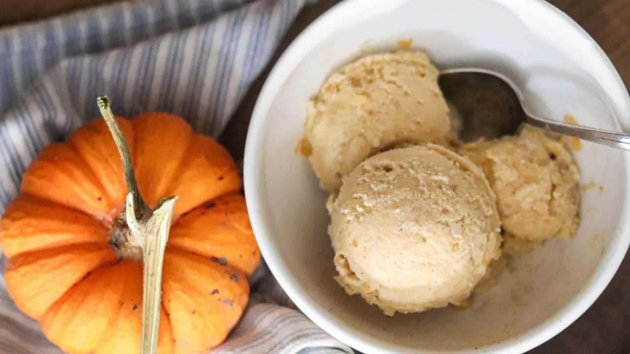 Homemade Pumpkin Ice Cream (Without Heavy Cream Option) The Duvall