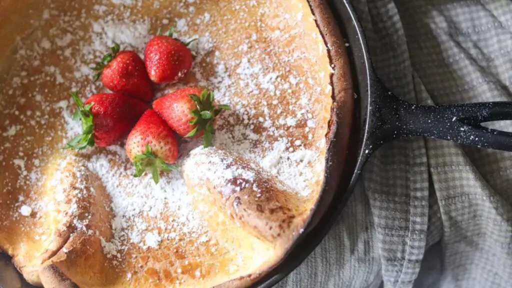 Baked Omelet in a Cast Iron Skillet : Hearts Content Farmhouse