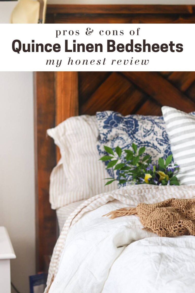 My Honest Review of Quince European Linen Sheets The Duvall Homestead