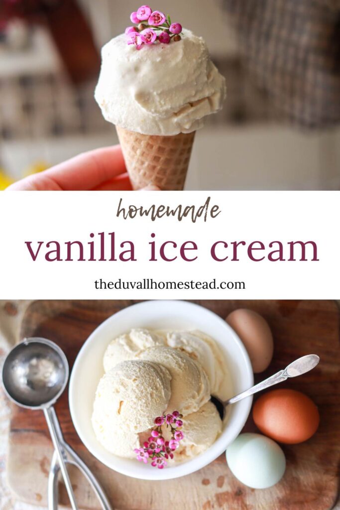 Once you try homemade vanilla ice cream, you won't want to go back to store-bought! Rich, creamy, and made with all-natural ingredients, this is the perfect dessert for warm days. Serve it plain or top it with your favorite toppings for a treat the whole family will love.