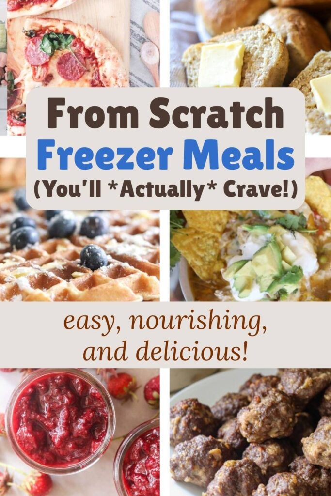Whether you’re prepping for a new baby, a busy season, or just want to avoid last-minute takeout, these 9 homemade freezer meals will be your new favorites. Filled with nourishing, from-scratch ingredients, these make-ahead dinners are perfect for postpartum freezer meals, weeknight family dinners, or cozy nights in. Real food, made simple—straight from your freezer to the table.