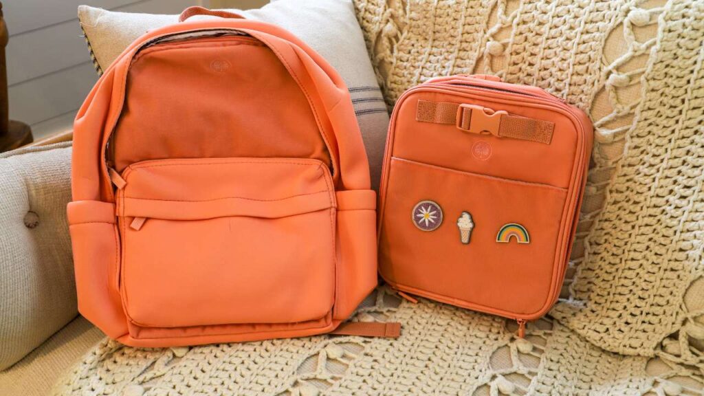kids backpack and lunchbox